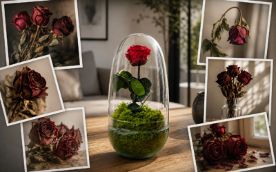 Rosas eternas vs. rosas naturales